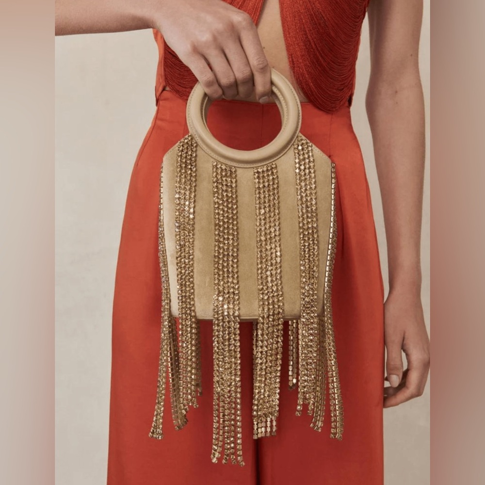Cult Gaia Taryn Embellished Handbag NEW